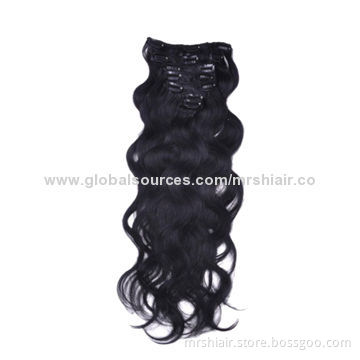 26-Inch Full Head Brazilian Virgin Clip In Hair